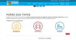 Desktop Screenshot of poraodastintas.com.br