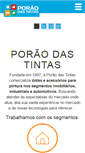 Mobile Screenshot of poraodastintas.com.br