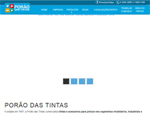 Tablet Screenshot of poraodastintas.com.br